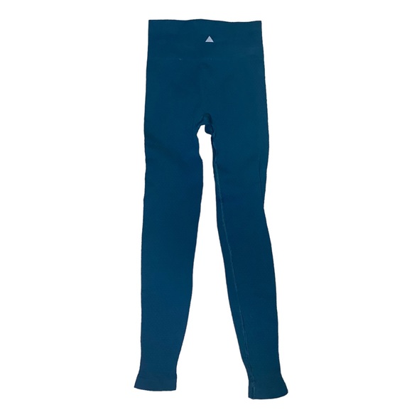 Balance Athletica Teal Blue Green Energy Quartz Textured High Waist Leggings XS - Picture 5 of 6